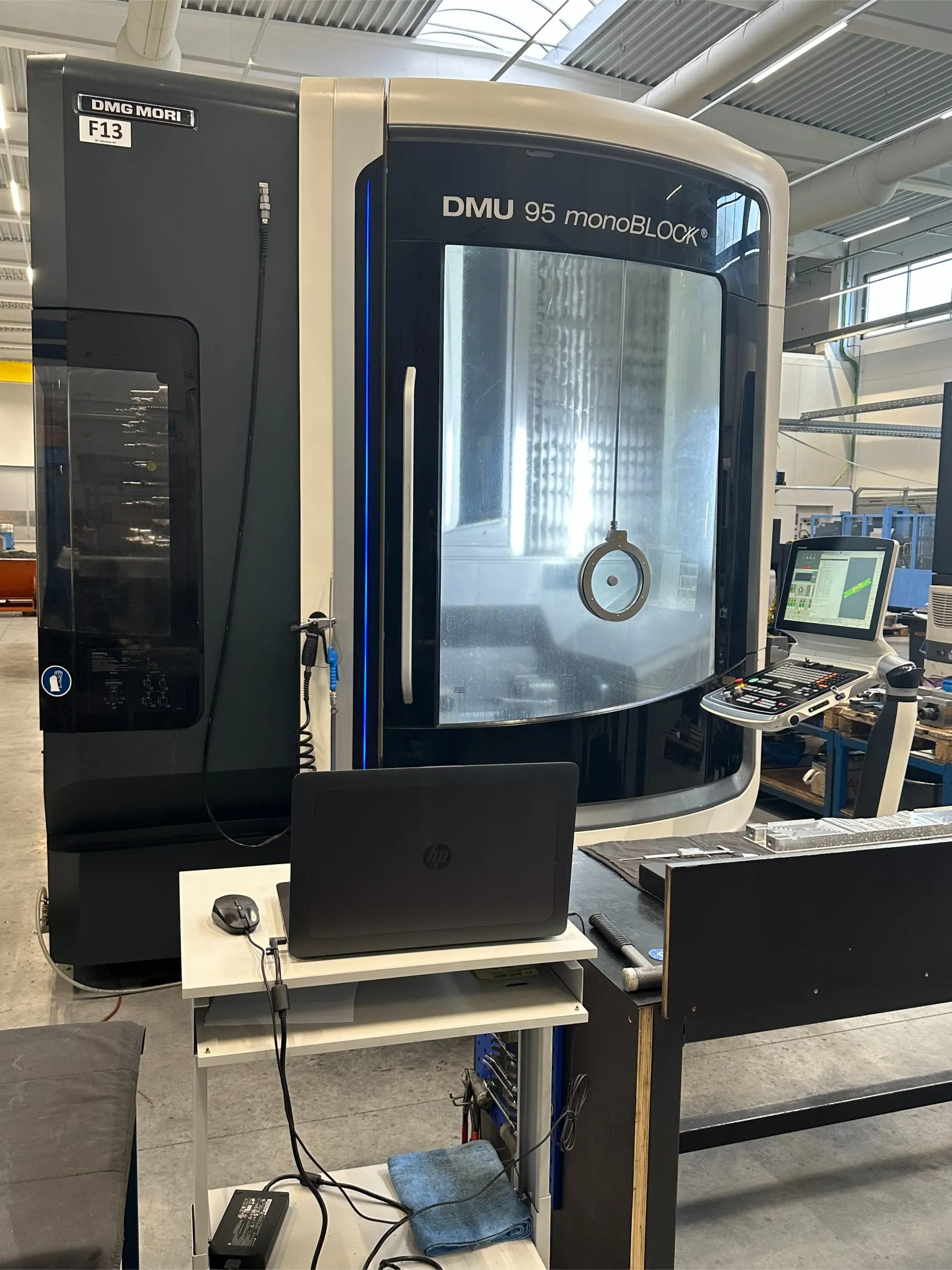 5-axis machining center DMG Mori at BO-Solutions Roeselare